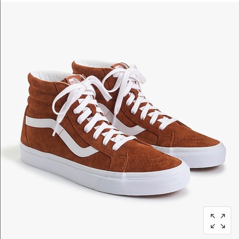 Vans SK8 high sneakers in brown suede jcrew - Picture 1 of 6